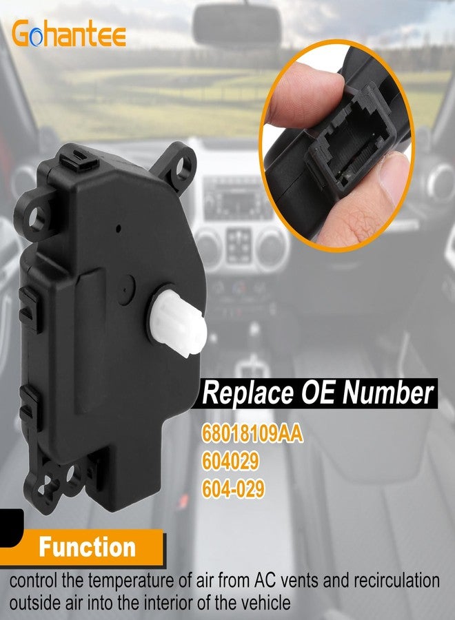 gohantee 604-029 مشغل باب مزج هواء سخان نظام التدفئة والتهوية وتكييف الهواء (HVAC) بديل للرقم 68018109AA 604029. بديل لسيارات كرايسلر 200، سيروس، أسبن، سيبرينغ، دودج أفنجر، كاليبر، دورانجو، جورني، باتريوت، كومباس، رانجلر، رام، بروماستر. - Image 3